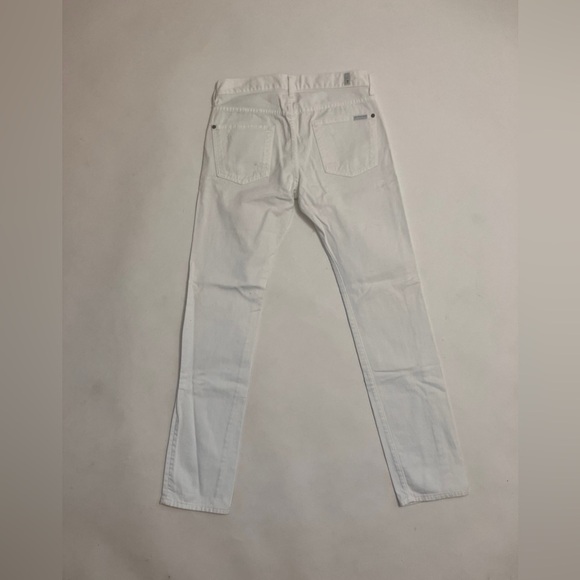 7 FOR ALL MANKIND “Paxtyn” white skinnies - Picture 3 of 5